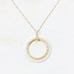 Fashion Two Tone Long Necklace