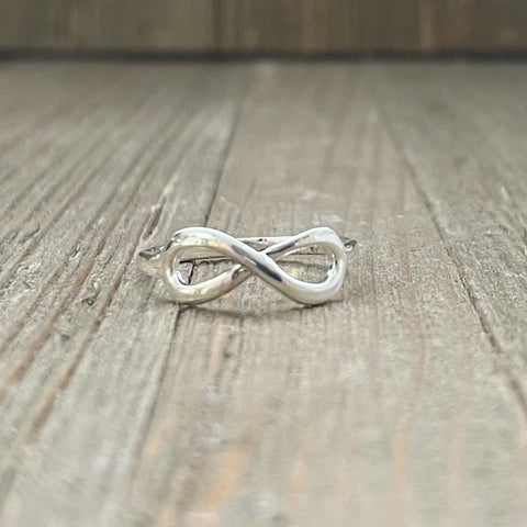Sterling Silver Thin Infinity Ring