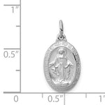 Sterling Silver Miraculous Medal Necklace