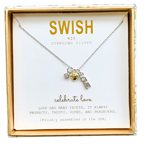 SWISH: Celebrate Love Charm Necklace