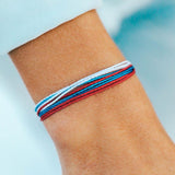 RED WHITE BLUE Bracelet