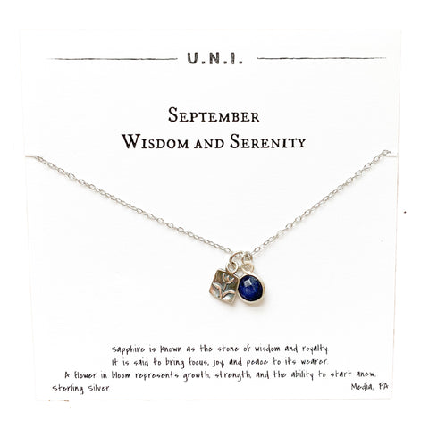 SEPTEMBER: Wisdom & Serenity Necklace