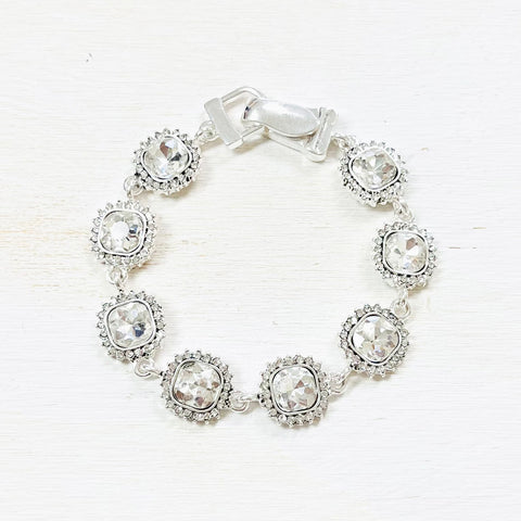 Fashion Clear Stone Magnetic Bracelet