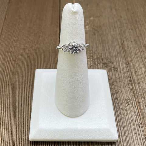 Sterling Silver Engagement Style Ring