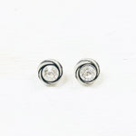 Fashion Clear Stone Stud Earrings