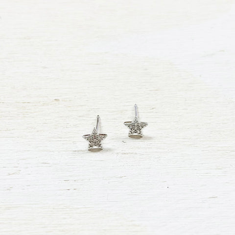 SS Star Stud Earrings
