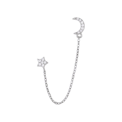 Sterling Silver Dreamer Chain Studs