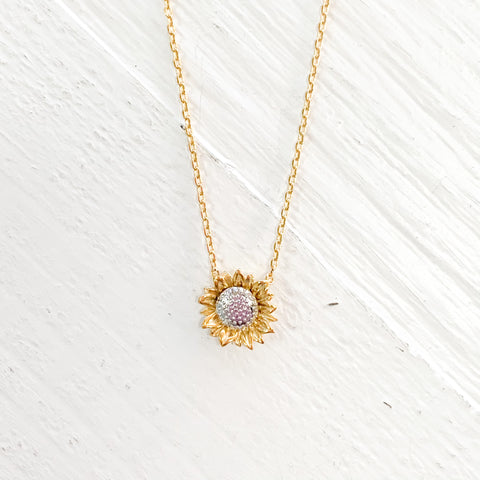 Fashion Sunflower Necklace