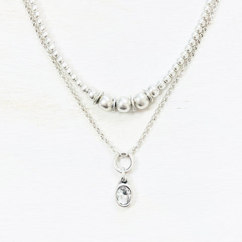 Fashion Layered Ball Chain Necklace