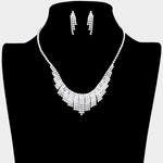 Fashion Rhinestone Collar Necklace Set
