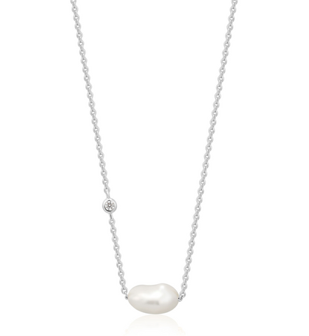 Silver Pearl of Wisdom Necklace