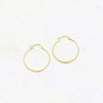 SS Gold Plated Hoops