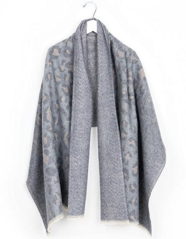 Soho Blanket Scarf-Cheetah