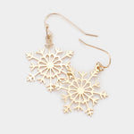 Fashion Dangle Snowflake Earrings