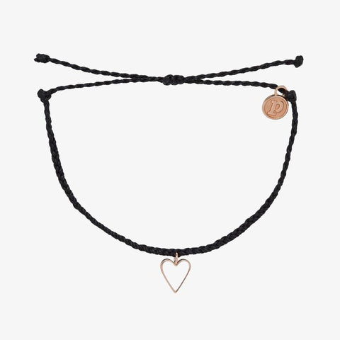 Petite Heart Rose Gold Bracelet