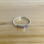Sterling Silver LOVE Ring