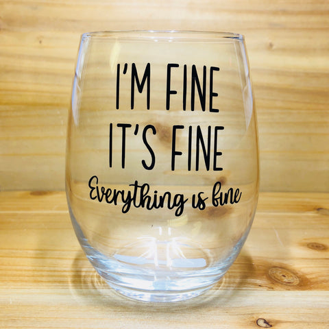 It’s Fine Stemless Wine Glass
