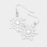 Fashion Dangle Snowflake Earrings