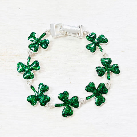 Fashion Shamrock Magnetic Bracelet