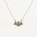 Fashion Sparkle Bat Necklace