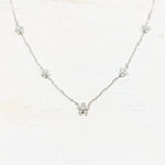 Sterling Silver Flower Necklace