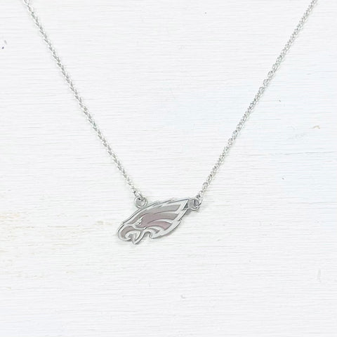 Sterling Silver Eagles Necklace