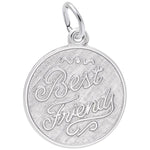 Sterling Silver Best Friends Disc Charm