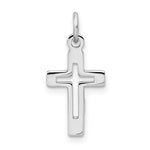 Sterling Silver Cutout Cross Necklace