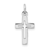 Sterling Silver Cutout Cross Necklace