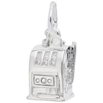 Sterling Silver Slot Machine Charm