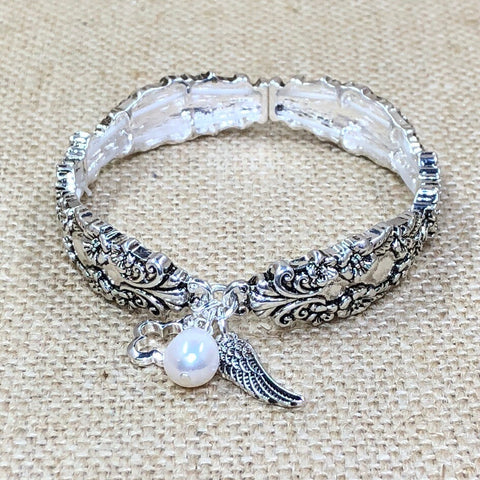 Angel Wing Stretch Fashion Bracelet