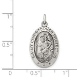 Sterling Silver Saint Christopher Charm