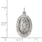 Sterling Silver Saint Christopher Charm