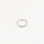 Sterling Silver Sparkle Band Ring