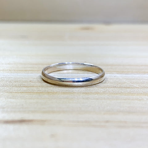 Sterling Silver Smooth Band Ring