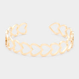 Fashion Heart Cuff