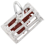 Sterling Silver Lobster Trap Charm