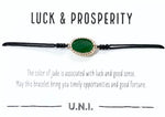 Luck & Prosperity Bracelet- Black Cord