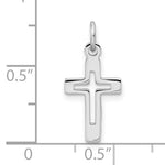 Sterling Silver Cutout Cross Necklace