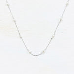 SS Pearl Necklace 12-15”