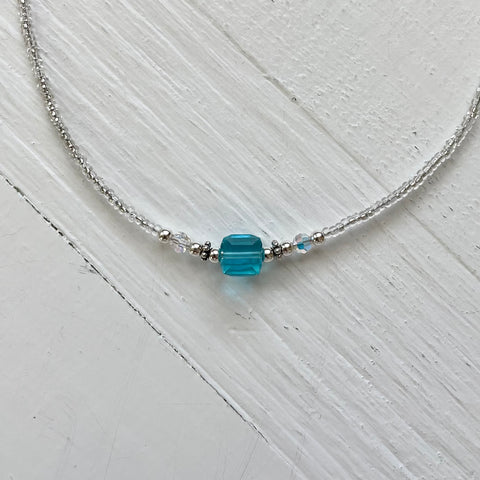 Sterling Silver Handcrafted Beaded Necklace