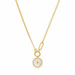 Eclipse Emblem Gold Necklace