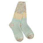 Frosty Multi - Weekend Textured Crew Socks