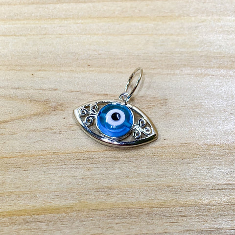 Sterling Silver Blue Evil Eye Charm