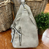 Nikki Grey Crossbody Sling Bag