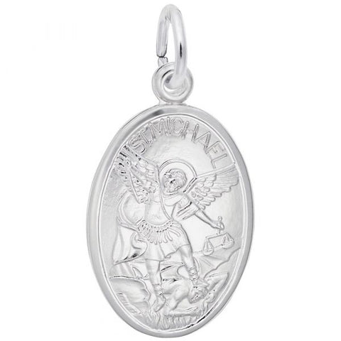 Sterling Silver St. Michael Charm