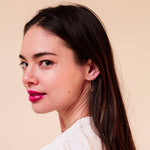 Gold Tone Sterling Silver Dreamer Chain Studs