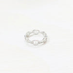 SS Link & CZ Ring