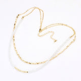 Fashion Double Layered Beaded Necklace
