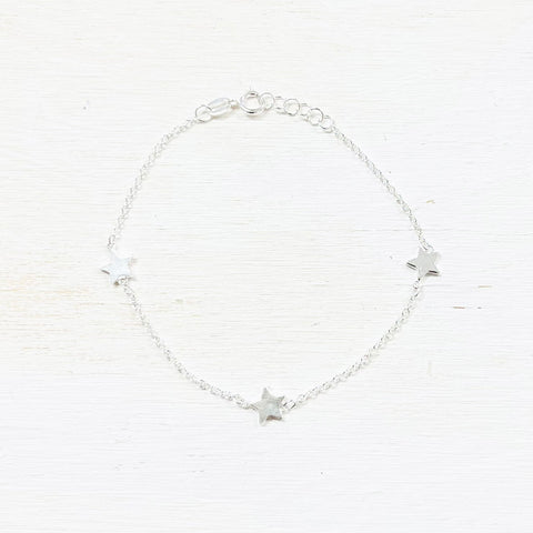 Sterling Silver Star Bracelet